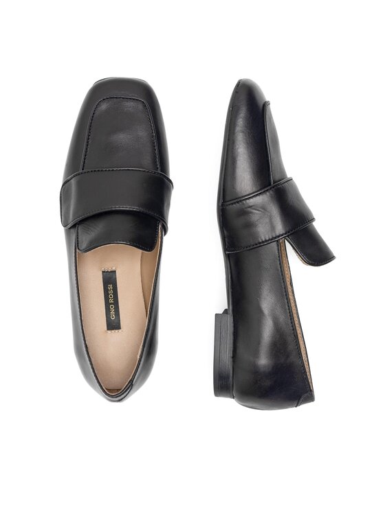 GINO ROSSI Loaferke Gino Rossi BIANCA-E23-23725PE Črna