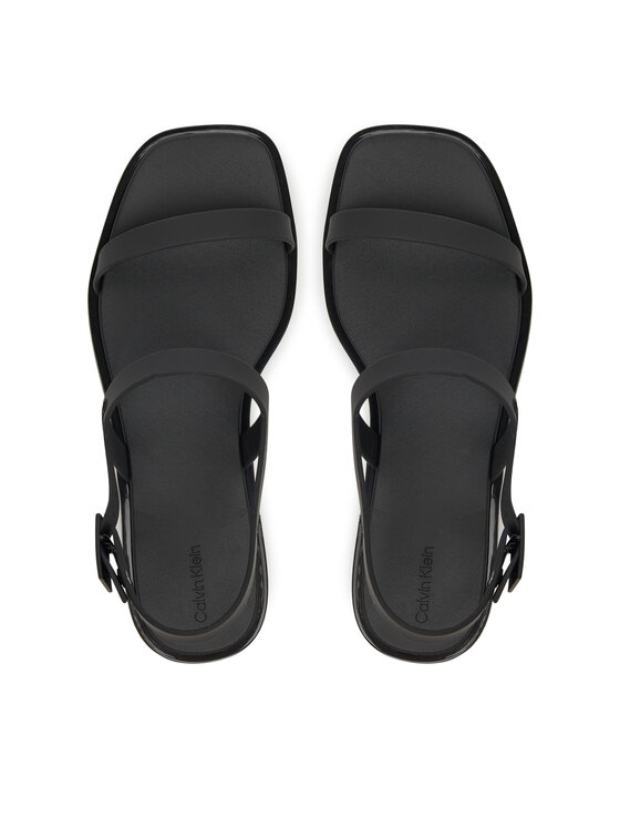 Calvin Klein Sandali Calvin Klein Sandal - Jelly HW0HW02426 Črna