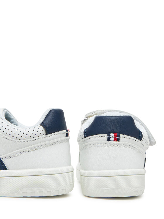 Tommy Hilfiger Сникърси Tommy Hilfiger Flag Low Cut Velcro Sneaker T1X9-33841-1355 M Бял