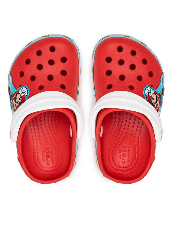 Crocs Ciabatte Crocs Fl Super Mario Lights Clog 206438 Rosso