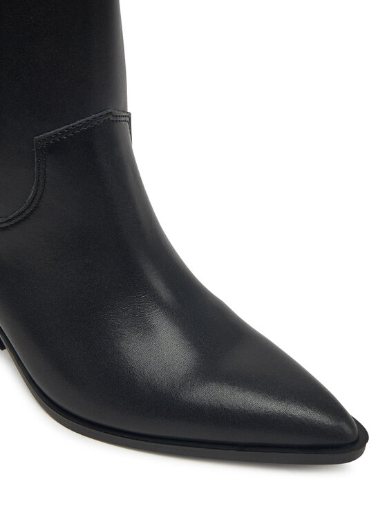 Pepe Jeans Kovbojské topánky Pepe Jeans Gina Western W PLS500017 Čierna