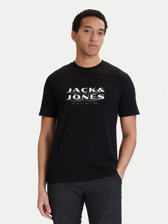 Jack & Jones Jack & Jones Camiseta Fusion 12289880 Negro Regular Fit