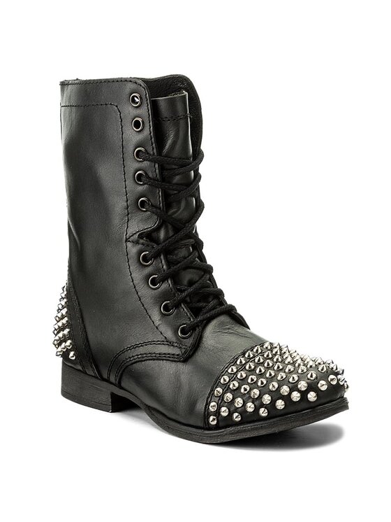 Steve Madden Botki Steve Madden Tarney Biker Boot 91000681-10001-01001 Czarny