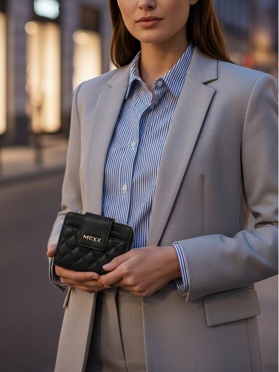 MEXX Peněženka MEXX CEO-MEXX-W1-002-AW25 Černá