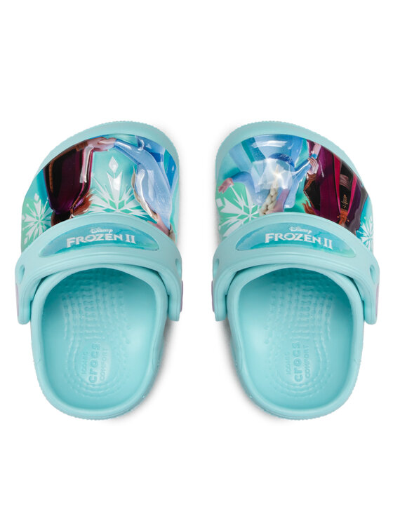 Crocs Шльопанці Crocs FROZEN Fl Disney Frozen II Clog T 206804 Голубий