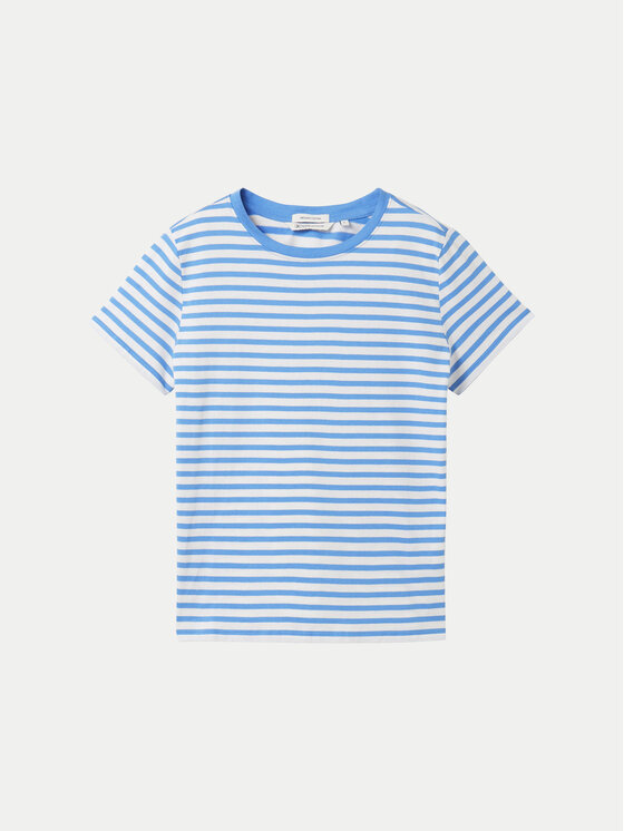 Tom Tailor Denim Tom Tailor Denim T-Shirt 1035867 Μπλε Boxy Fit