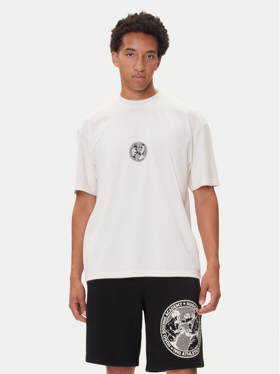 HUGO HUGO Camiseta Dwresto 50542366 Blanco Regular Fit