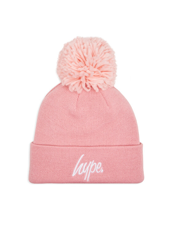 HYPE Czapka HYPE Bobble Script YVLR-714 Różowy
