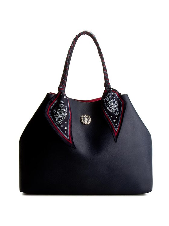 Tommy Hilfiger Τσάντα Tommy Hilfiger Gigi Hadid Reversible Tote AW0AW0345 Κόκκινο