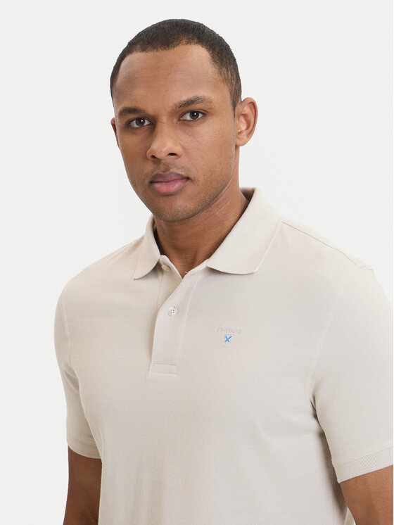 Barbour Barbour Poloshirt Original Sports MML0358BE12 Beige Regular Fit