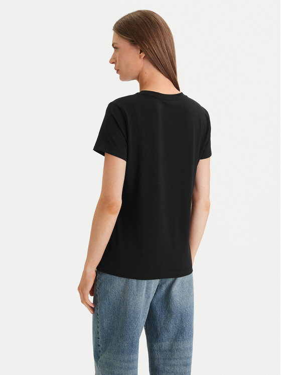 DKNY DKNY Camiseta P61M0WNA Negro Regular Fit