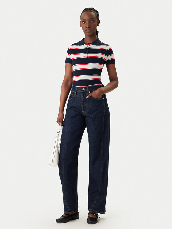 Tommy Jeans Tommy Jeans Polo DW0DW22327 Azul marino Slim Fit