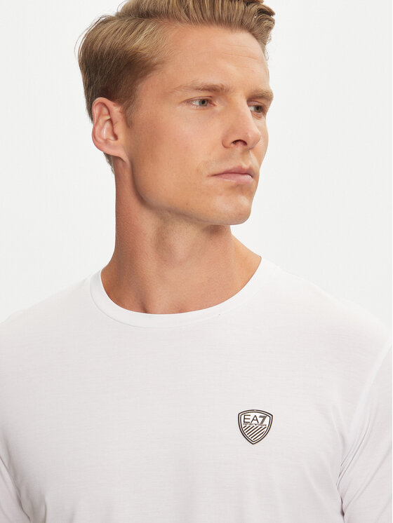 EA7 Emporio Armani EA7 Emporio Armani Футболка 8NPT16 PJRGZ 1100 Білий Regular Fit
