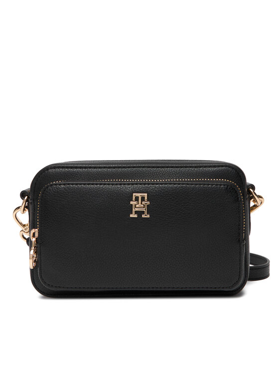 Tommy Hilfiger Geantă Tommy Hilfiger Th Icon Camera Bag AW0AW18120 Negru