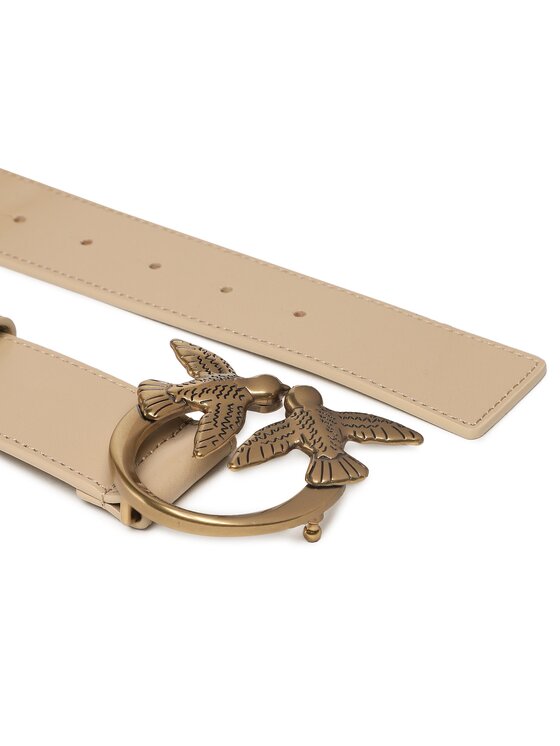 PINKO Curea de Damă Pinko Love Berry H4 Belt PE 23 PLT01 100120 A0F1 Bej