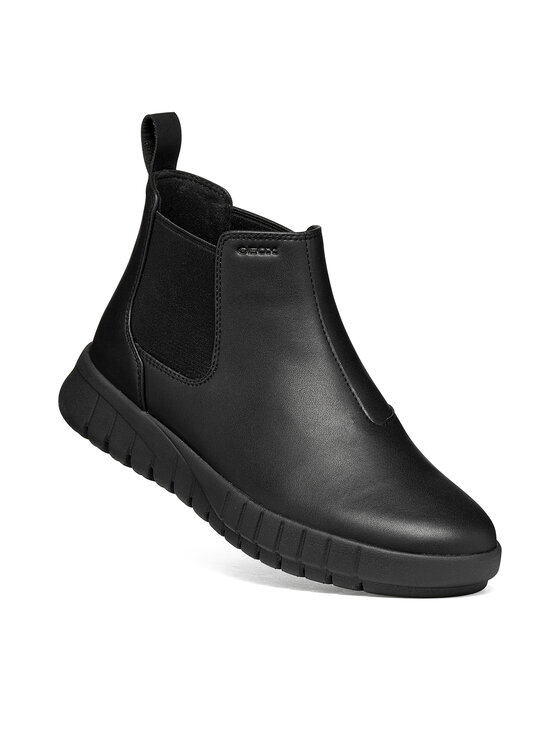 Geox Ghete Jodhpur Geox D Flextride D669AD 0009B C9999 Negru