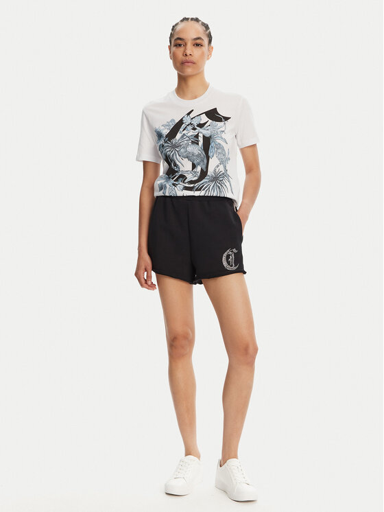 Just Cavalli Just Cavalli T-Shirt 78PAHT04 Weiß Regular Fit