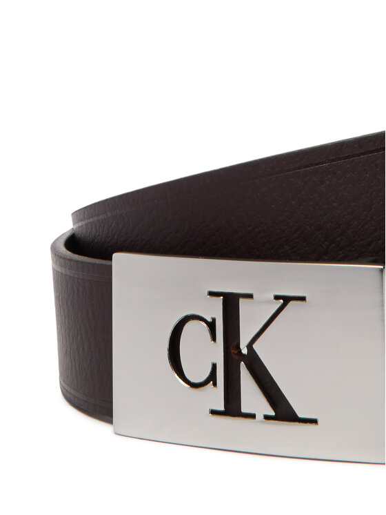 Calvin Klein Pasek Calvin Klein Ssnl Mono Plaque 35Mm Fixed LV04D7086G Brązowy