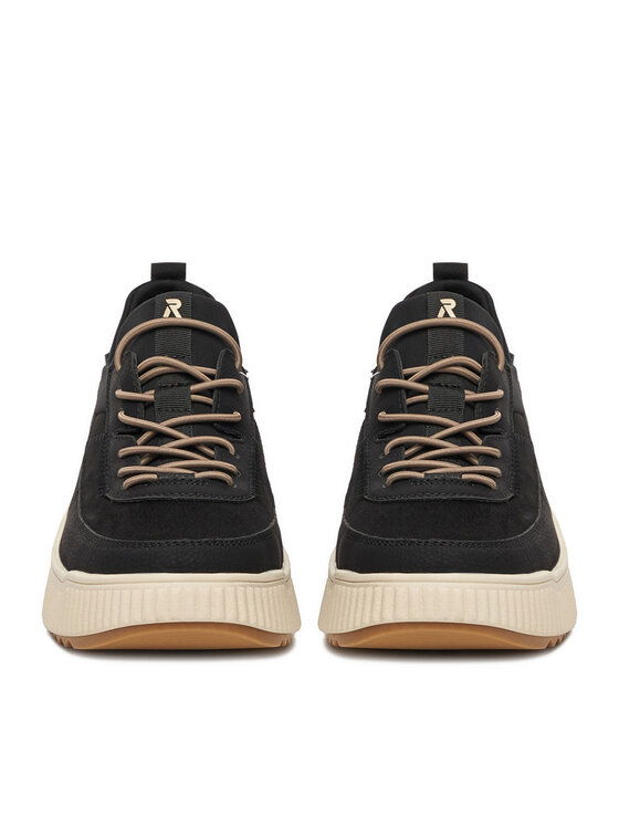 Rieker Sneakersy Rieker W1703-00 Černá