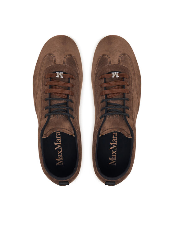 Max Mara Sneakersy Max Mara Stecca 2624766011 Tmavě hnědá