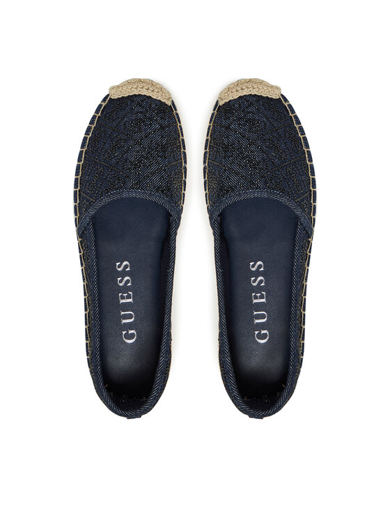 Guess Espadrilky Guess FLJODY DEN14 Tmavomodrá