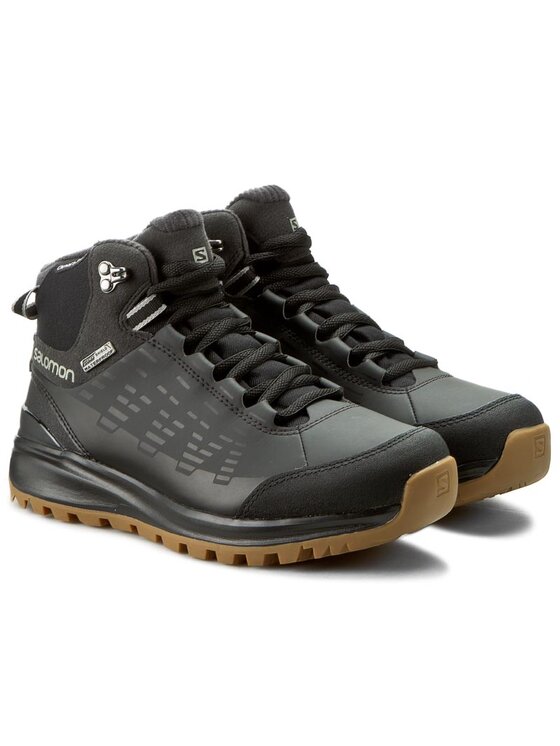 Salomon Παπούτσια πεζοπορίας Salomon Kaipo Cs Wp 2 390590 26 V0 Black/Asphalt/Titanium