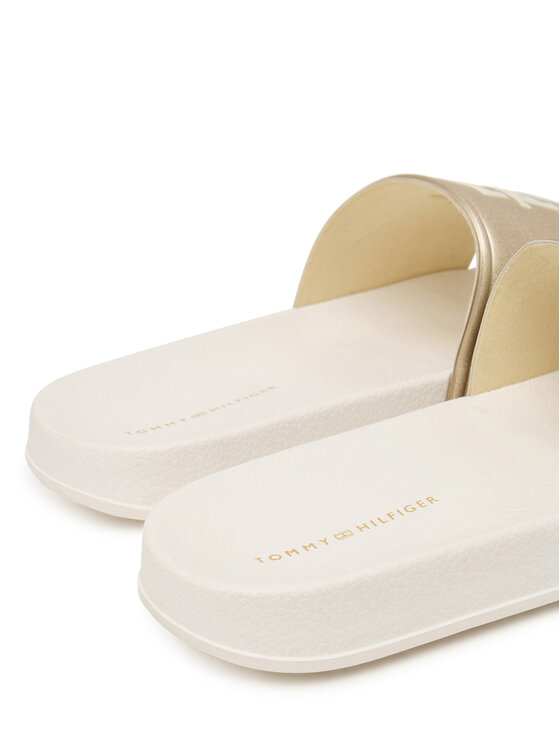 Tommy Hilfiger Šľapky Tommy Hilfiger T3A0-34322-1367 Zlatá