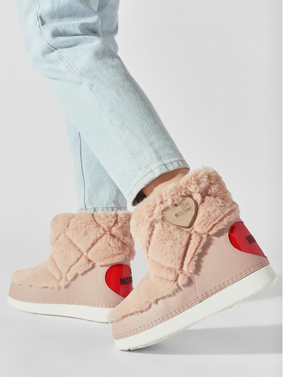 LOVE MOSCHINO Μπότες Χιονιού LOVE MOSCHINO JA24232G0HJW0601 Ροζ
