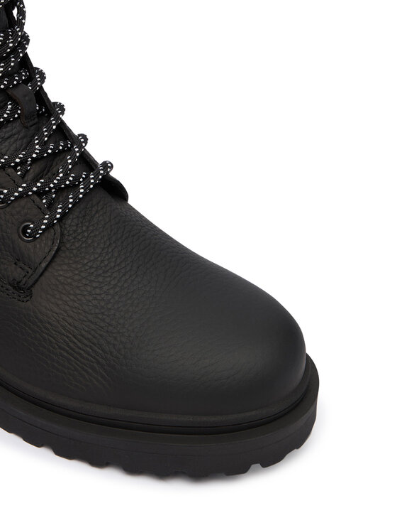 Tommy Jeans Šnurovacia obuv Tommy Jeans Tjm Lace Up Boot Leather EM0EM01629 Čierna