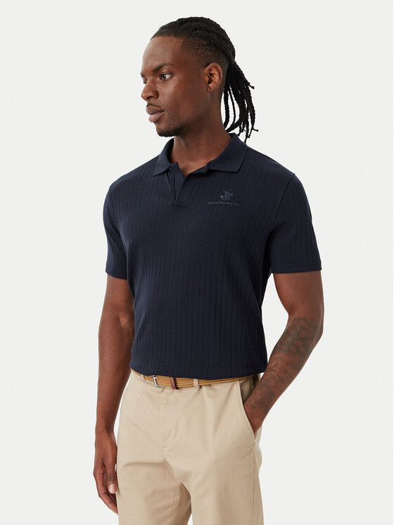 Beverly Hills Polo Club Beverly Hills Polo Club Polo P-SS26M-P2802 Azul marino Regular Fit