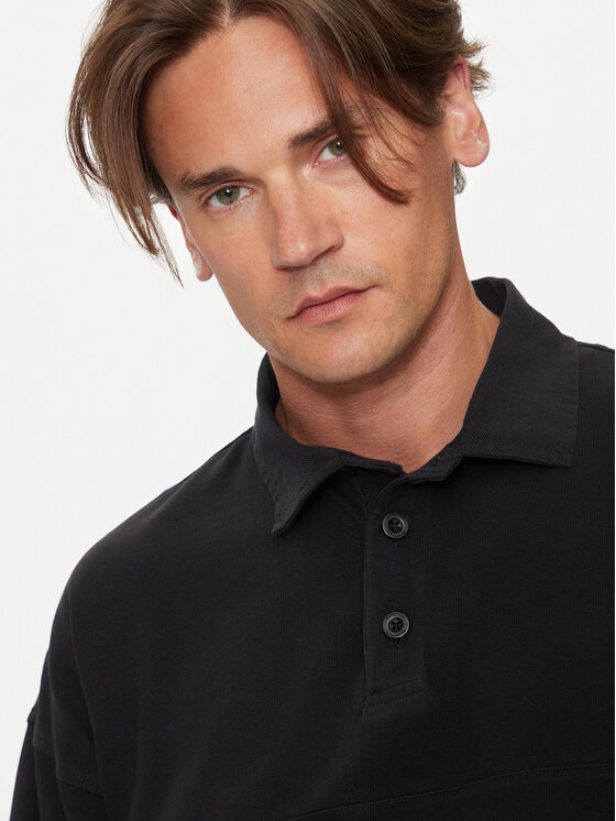 United Colors Of Benetton United Colors Of Benetton Polo 3G9WU3020 Μαύρο Regular Fit