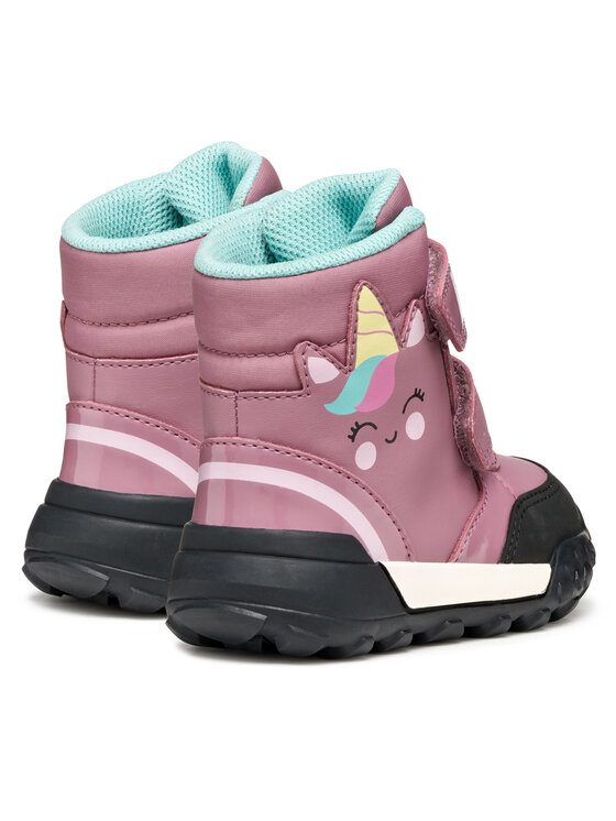 Geox Čizme za snijeg Geox B Trekkyup B Ab B566MD 054FU C8006 M Ružičasta