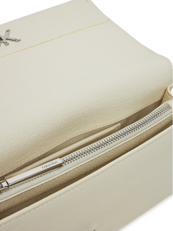 Calvin Klein Kabelka Calvin Klein Ck Mini Chain Bag_Tex K60K613180 Biela