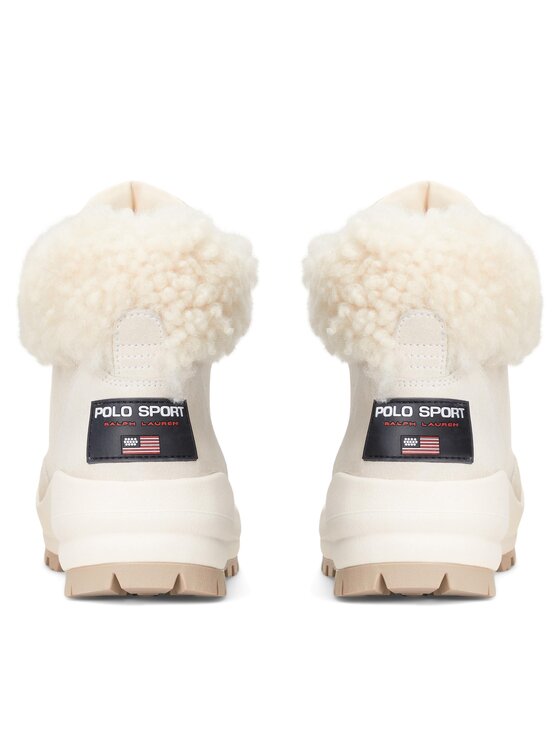 Polo Ralph Lauren Šnurovacia obuv Polo Ralph Lauren 804917245001 Écru