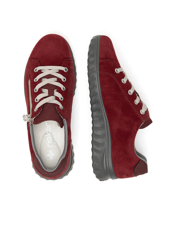 Rieker Īsi apavi Rieker 59000-35 Bordo