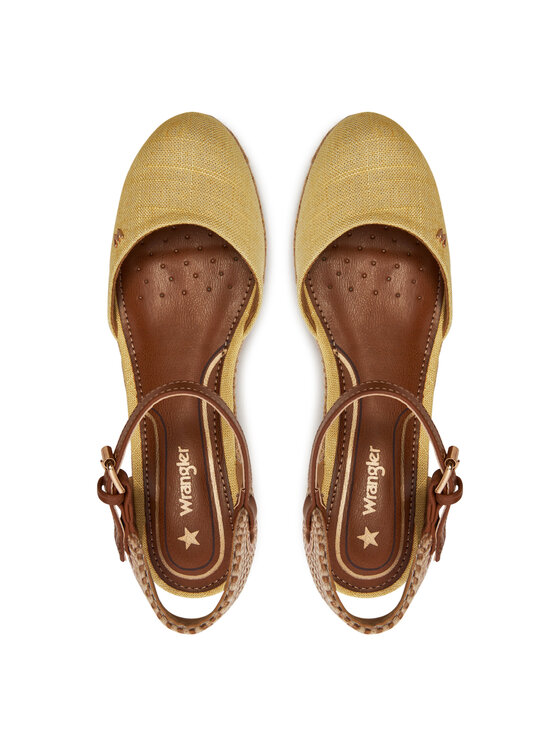 Wrangler Espadrilky Wrangler Bela Women Semi Wedge 20241055.85A Žltá