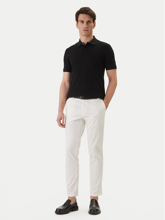 BOSS BOSS Polo Pallas 50553564 Negro Regular Fit