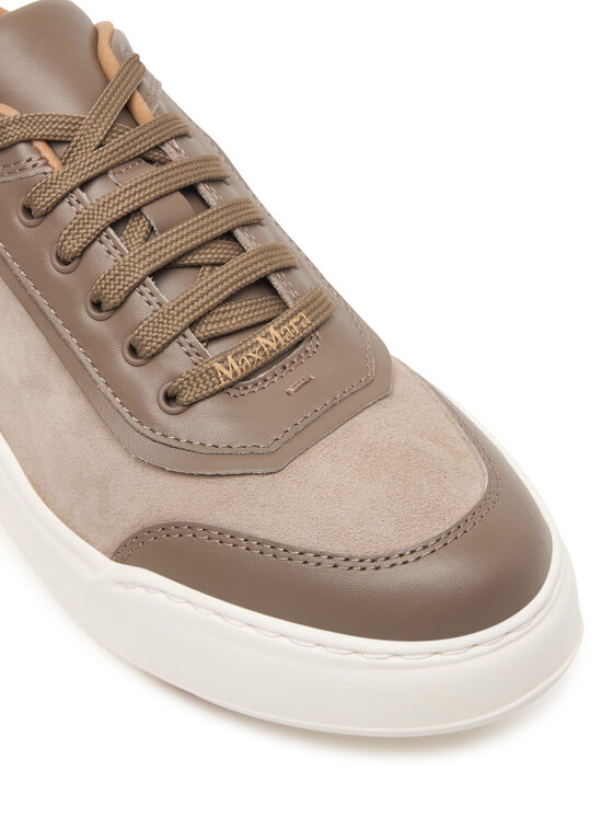 Max Mara Sneakers Max Mara Isuede 2624766031 Gri deschis