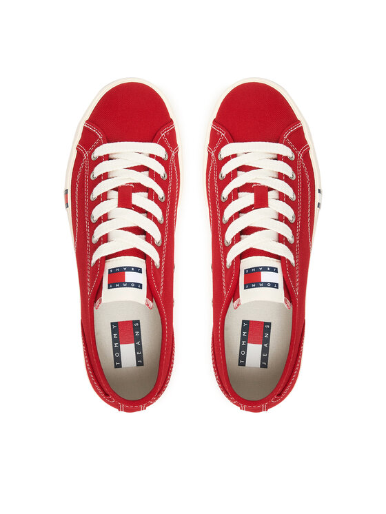 Tommy Jeans Гуменки Tommy Jeans Archive Y2K EN0EN02956 Червен