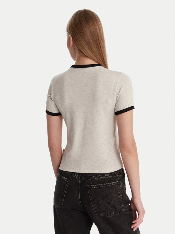 Guess Jeans Guess Jeans Футболка W6RI16 J1314 Сірий Classic Fit