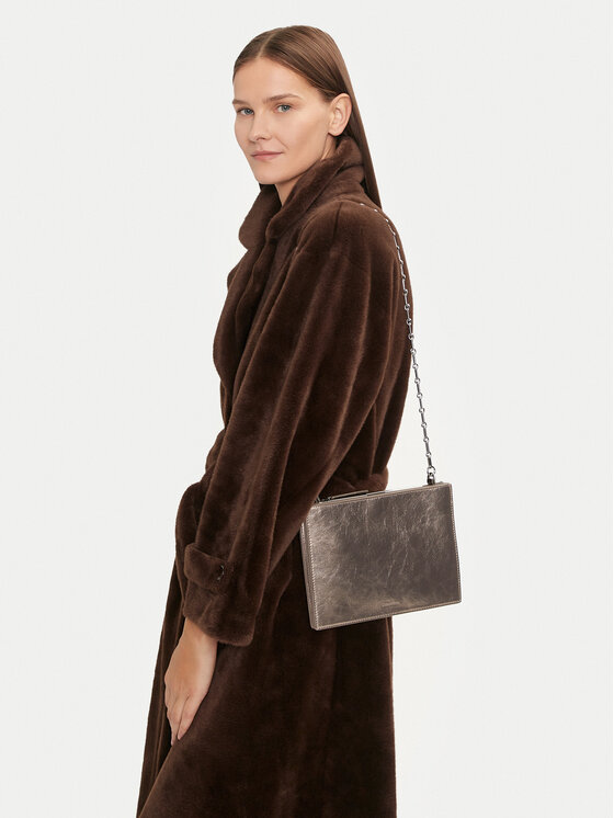 Calvin Klein Táska Calvin Klein Ck Night Square Crossbody_Shiny K60K612793 Ezüst