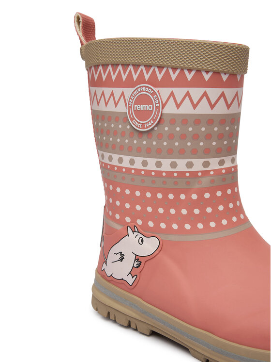 Reima Γαλότσες Reima Moomin Magisk Rain Boots 5400001B Ροζ