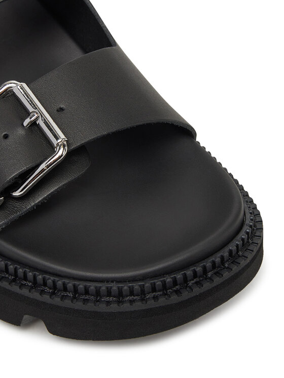 Tommy Jeans Natikače Tommy Jeans Double Strap Sandal EN0EN02753 Crna