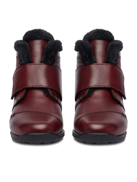 Rieker Botine Rieker CEO-47268-35 Vișiniu