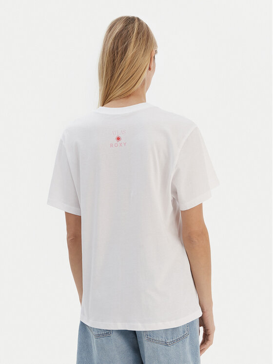 Roxy Roxy Camiseta ERJZT05899 Blanco Regular Fit