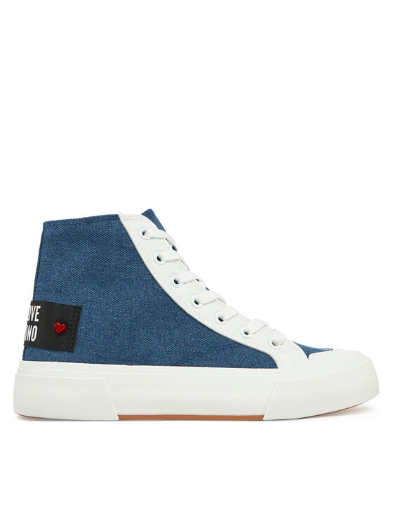 LOVE MOSCHINO Кеди LOVE MOSCHINO JA15022G1MJO5700 Голубий