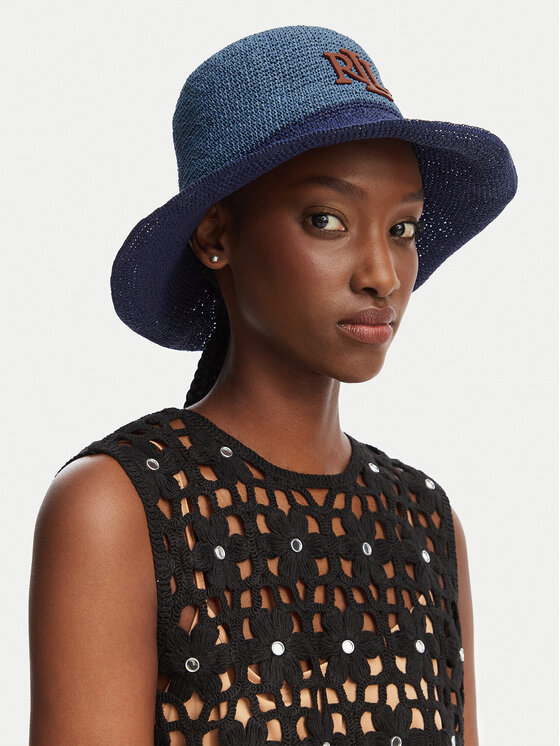 LAUREN RALPH LAUREN Klobouk LAUREN RALPH LAUREN 454P14399001 Tmavomodrá