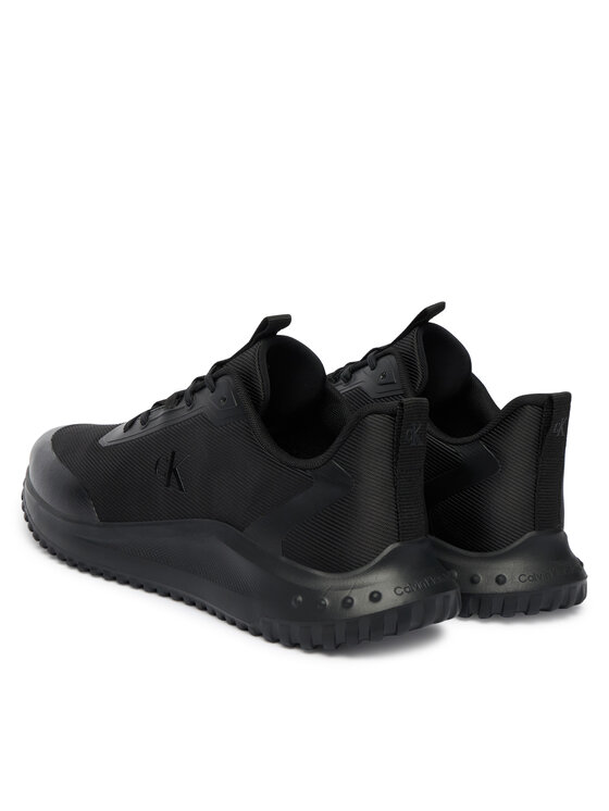 Calvin Klein Sneakersy Calvin Klein Eva Runner Lace Up Mat Mix YM0YM01442 Czarny