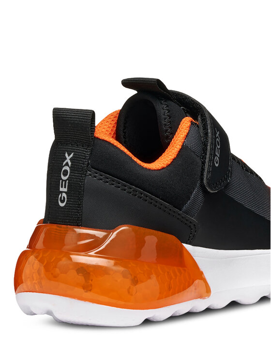 Geox Sneakersy Geox J Activart Illuminus Boy J56LYA 02A9J C0038 M Pomarańczowy