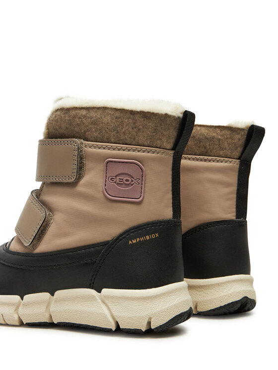 Geox Meisjes J Flexyper Girl B Ab enkellaars, zwart, 28 EU